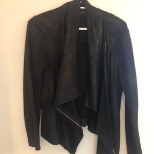 Zara Jackets & Coats - Zara flowy leather jacket Zara Jackets & Coats - Zara flowy leather jacket